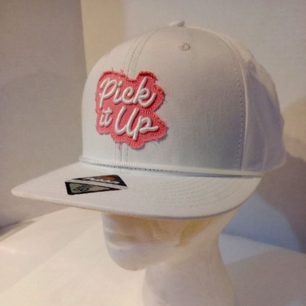 PICK IT UP WHITE‎ BASEBALL CAP WOMENS PUKKA SPF 50